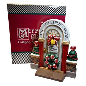 Merry Makers Lollipop Shop Door Dept 56 With Box Christmas Decor